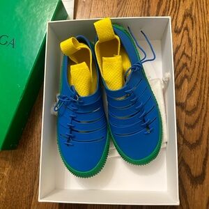 Balenciaga Blue and Yellow Sneakers